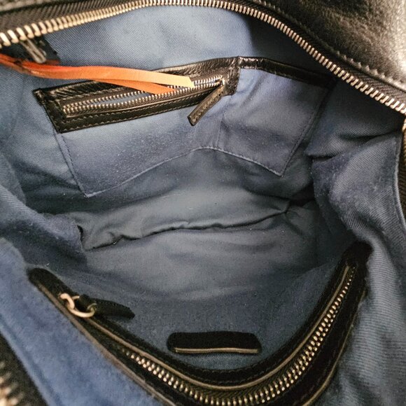 christopher kon leather backpack Crazy Horse – The Real Leather Co Christopher Kon Black Leather Tote